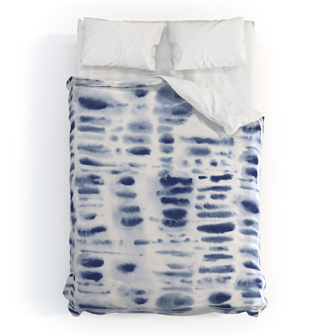 Jacqueline Maldonado Dye Dash Bizmark Blue Duvet Cover