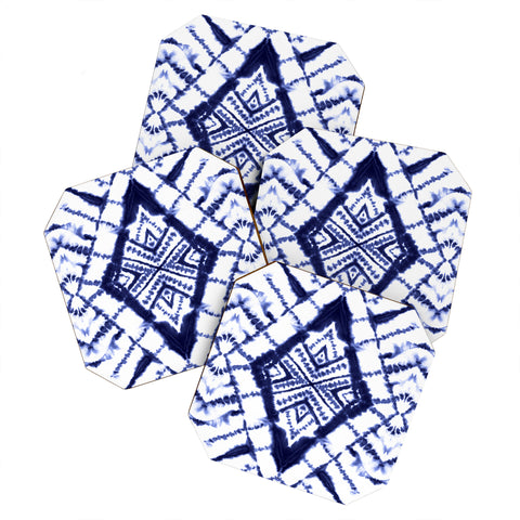 Jacqueline Maldonado Dye Diamond Indigo Coaster Set