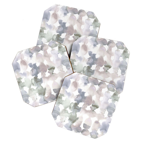 Jacqueline Maldonado Dye Ovals Muted Coaster Set