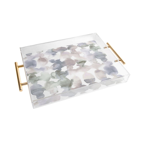 Jacqueline Maldonado Dye Ovals Muted Acrylic Tray