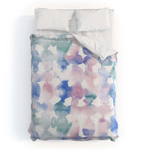Jacqueline Maldonado Dye Ovals Pastel Duvet Cover