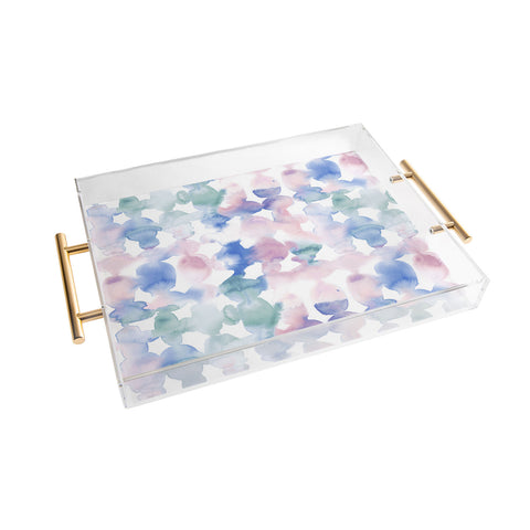 Jacqueline Maldonado Dye Ovals Pastel Acrylic Tray