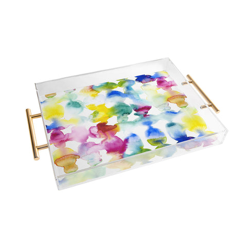 Jacqueline Maldonado Dye Ovals Vibrant Acrylic Tray