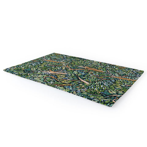 Jacqueline Maldonado Fauvist Trees Dark Area Rug