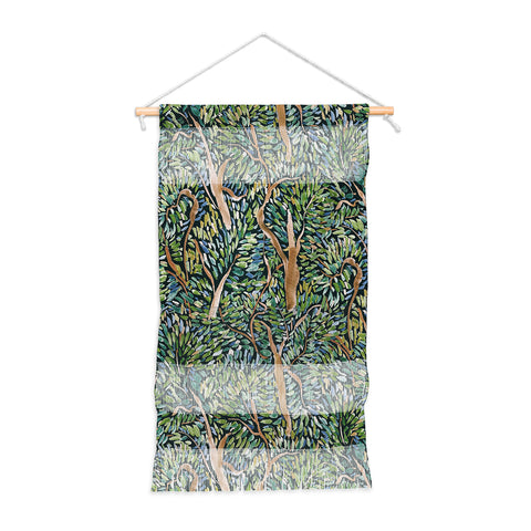 Jacqueline Maldonado Fauvist Trees Dark Wall Hanging Portrait