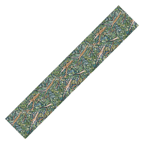 Jacqueline Maldonado Fauvist Trees Dark Table Runner