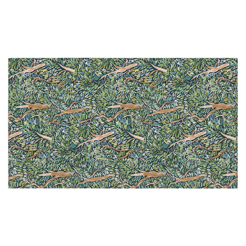 Jacqueline Maldonado Fauvist Trees Dark Tablecloth