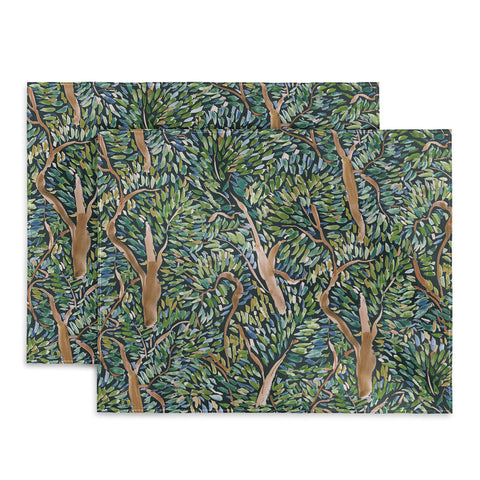 Jacqueline Maldonado Fauvist Trees Dark Placemat