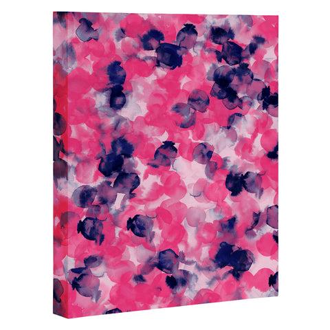 Jacqueline Maldonado Filigree Pink Indigo Art Canvas