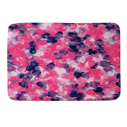 Jacqueline Maldonado Filigree Pink Indigo Memory Foam Bath Mat