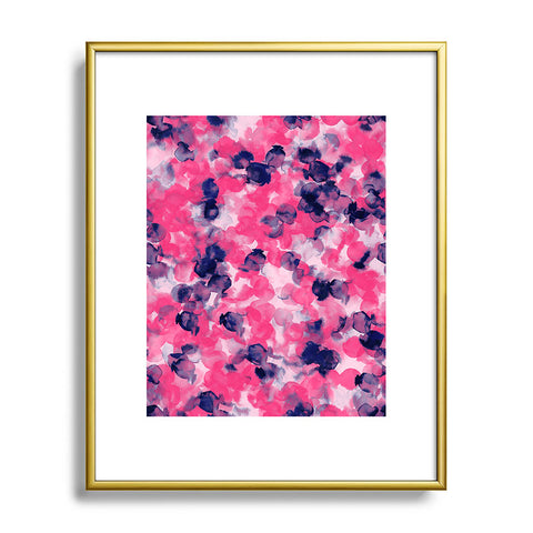 Jacqueline Maldonado Filigree Pink Indigo Metal Framed Art Print