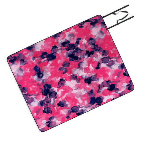 Jacqueline Maldonado Filigree Pink Indigo Picnic Blanket