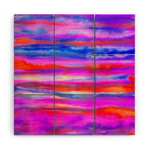 Jacqueline Maldonado Fire Inside Wood Wall Mural