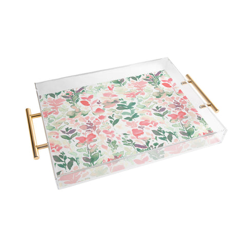 Jacqueline Maldonado Flirt Pale Green Acrylic Tray