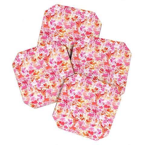 Jacqueline Maldonado Flirt Pink Coaster Set