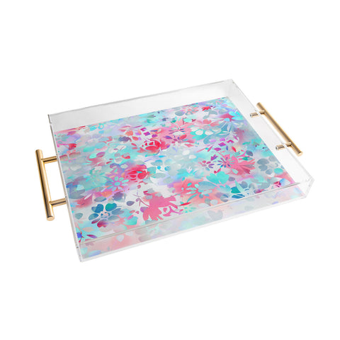 Jacqueline Maldonado Floral Spirit 1 Acrylic Tray