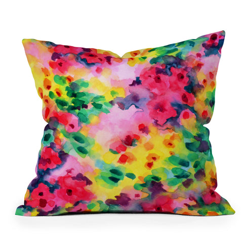 Jacqueline Maldonado Flourish 01 Outdoor Throw Pillow