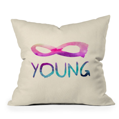 Jacqueline Maldonado Forever Young 1 Outdoor Throw Pillow