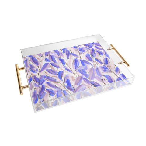 Jacqueline Maldonado Growth Violet Acrylic Tray