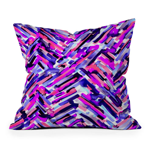 Jacqueline Maldonado IDGAF Outdoor Throw Pillow