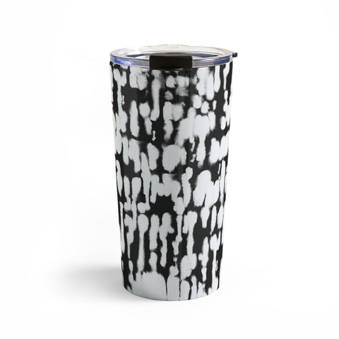 Jacqueline Maldonado Inky Inverse Black and White Travel Mug