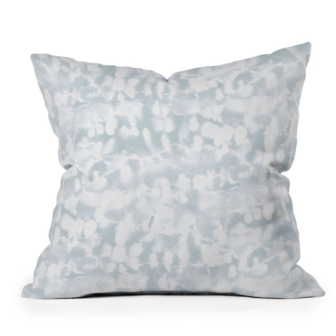 Jacqueline Maldonado Inverse Ice Dye Cloud Throw Pillow