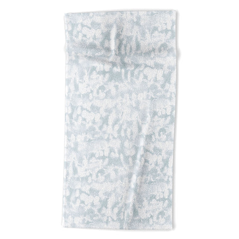 Jacqueline Maldonado Inverse Ice Dye Cloud Beach Towel