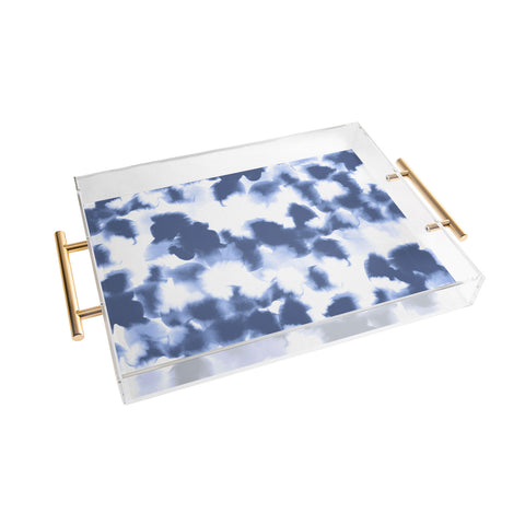 Jacqueline Maldonado Kindred Spirits Slate Blue Acrylic Tray