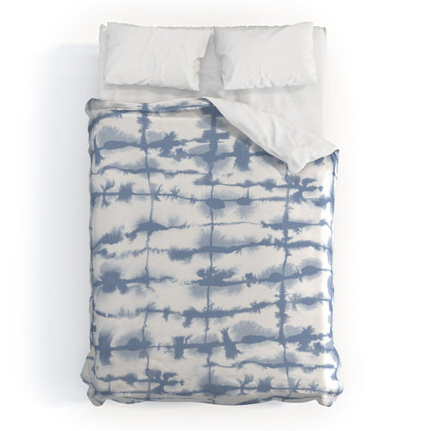 Jacqueline Maldonado Lateral Slate Blue Duvet Cover