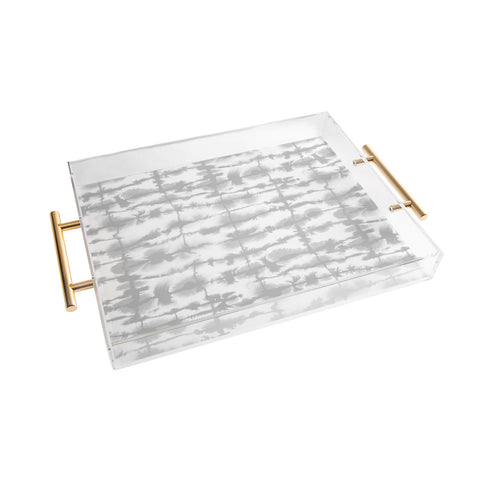 Jacqueline Maldonado Lateral Soft Gray Acrylic Tray