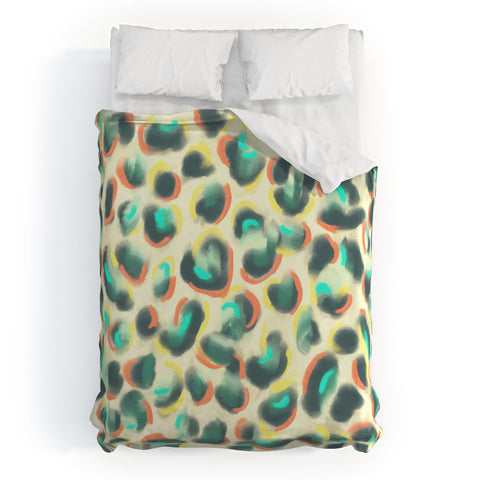 Jacqueline Maldonado Leopard Warm Duvet Cover