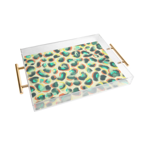 Jacqueline Maldonado Leopard Warm Acrylic Tray