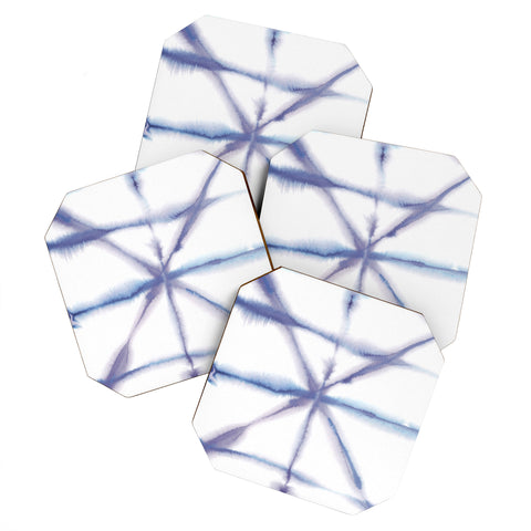Jacqueline Maldonado Light Dye Folding Blues Coaster Set