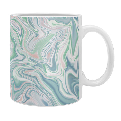 Jacqueline Maldonado Love Spell Marble Green Pink Coffee Mug