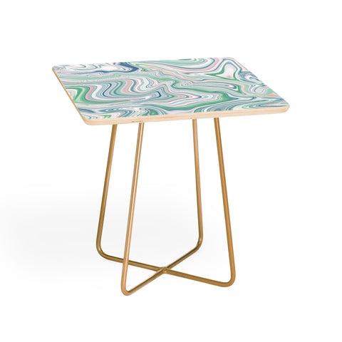 Jacqueline Maldonado Love Spell Marble Green Pink Side Table