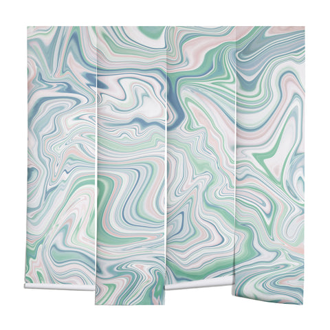 Jacqueline Maldonado Love Spell Marble Green Pink Wall Mural