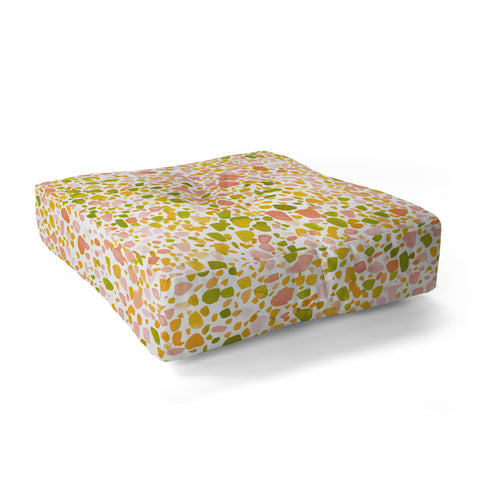 Jacqueline Maldonado Magic Terrazzo Citrus Floor Pillow Square