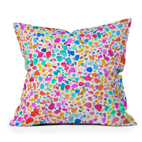 Jacqueline Maldonado Magic Watercolor Outdoor Throw Pillow