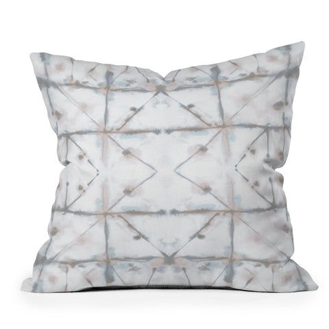 Jacqueline Maldonado Manifest Pink Blue Outdoor Throw Pillow