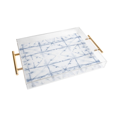 Jacqueline Maldonado Manifest Slate Blue Acrylic Tray