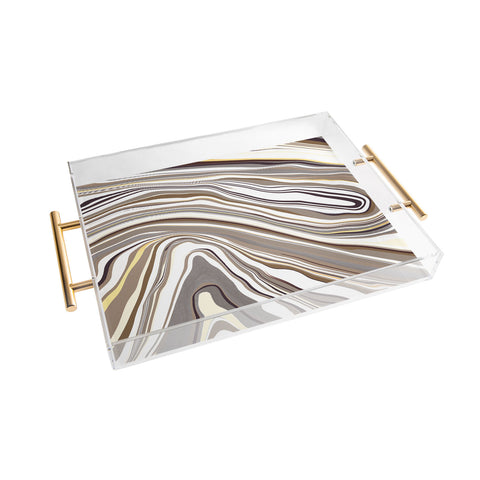 Jacqueline Maldonado Marble Neutral Acrylic Tray