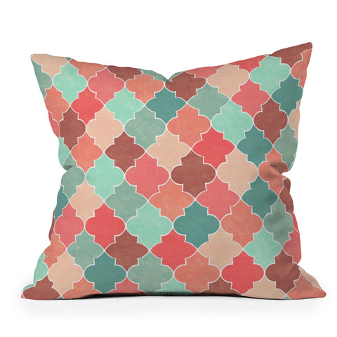 Jacqueline Maldonado Morocco Pastel Outdoor Throw Pillow