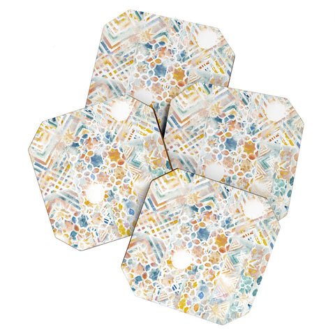 Jacqueline Maldonado Mosaic Mashup Coaster Set