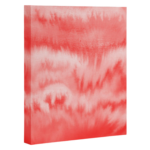 Jacqueline Maldonado Ombre Waves Persimmon Art Canvas