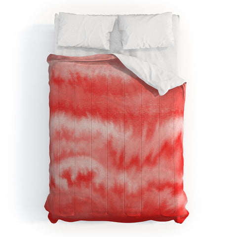 Jacqueline Maldonado Ombre Waves Persimmon Comforter