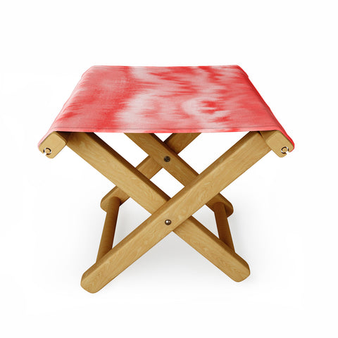 Jacqueline Maldonado Ombre Waves Persimmon Folding Stool