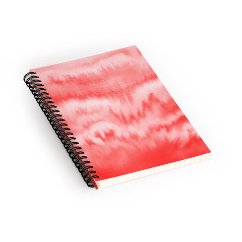Jacqueline Maldonado Ombre Waves Persimmon Spiral Notebook