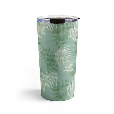 Jacqueline Maldonado Palms Overlay Green Travel Mug