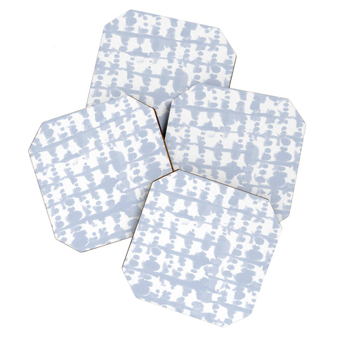 Jacqueline Maldonado Parallel Periwinkle Coaster Set