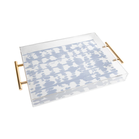 Jacqueline Maldonado Parallel Periwinkle Acrylic Tray